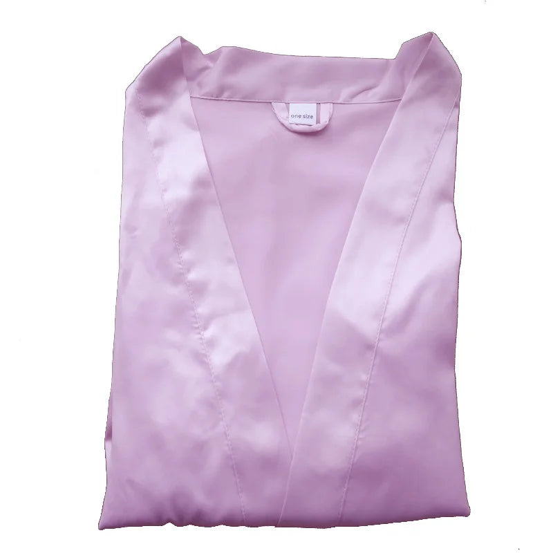 Short Satin Robe – 29 Colors