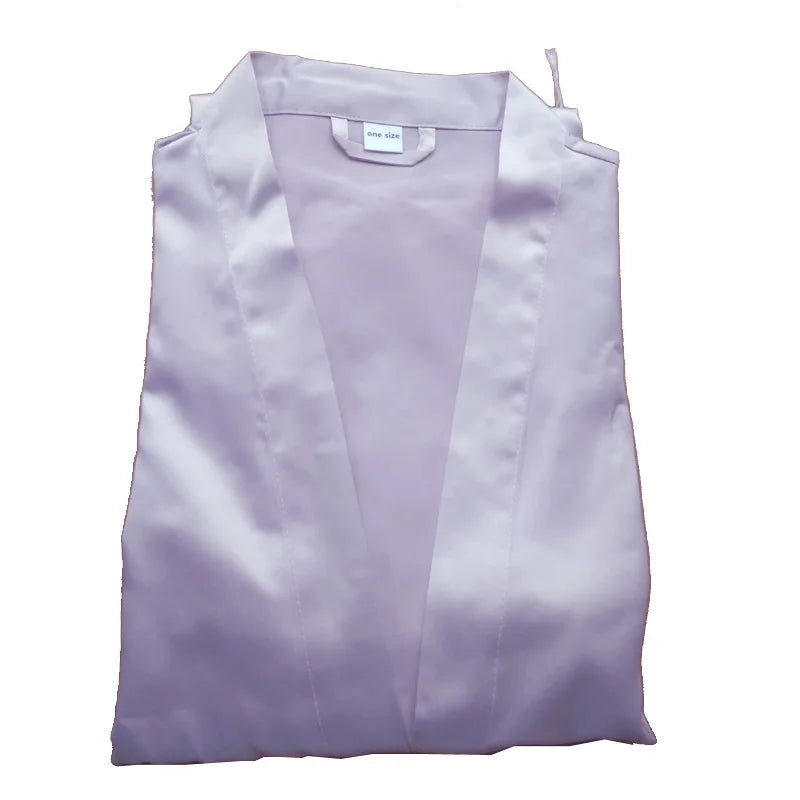 Short Satin Robe – 29 Colors