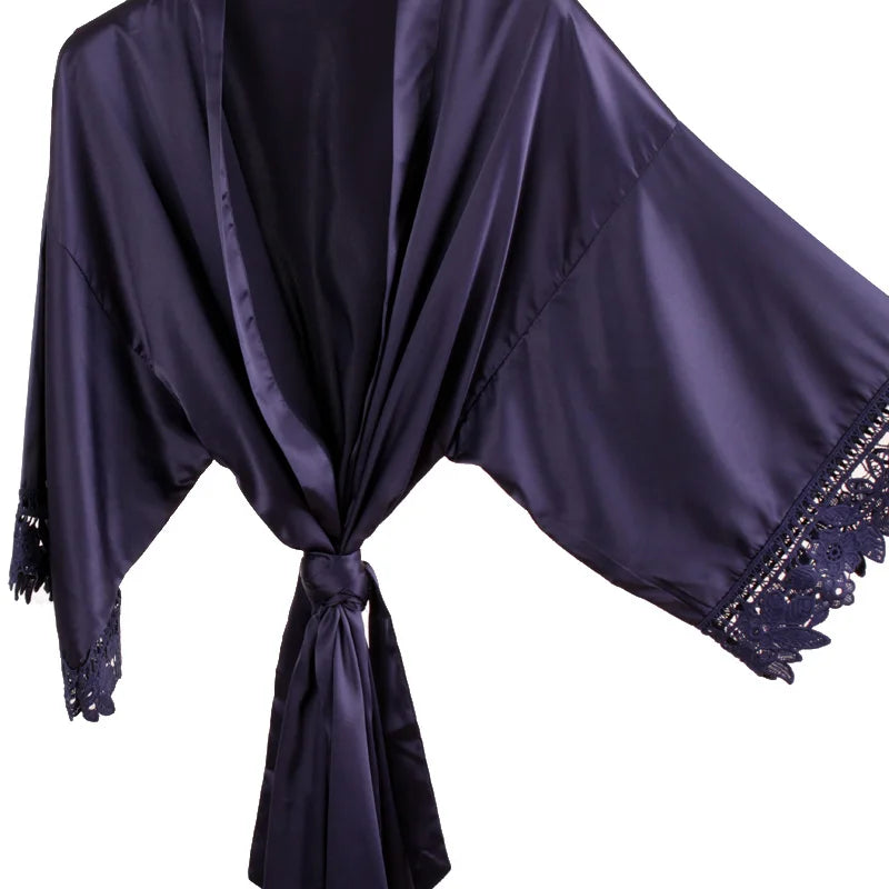 Short Satin Robe – 29 Colors