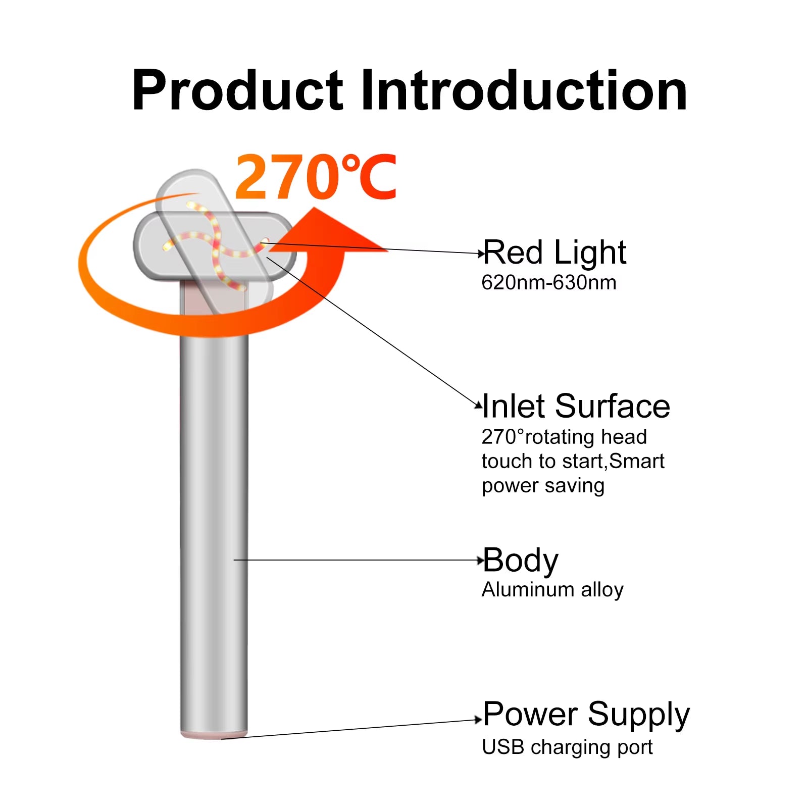 EMS Microcurrent Face Lifting Device w/ Red Light 